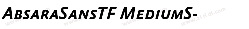 AbsaraSansTF MediumS字体转换 AbsaraSansTF MediumS字体转换